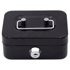 코레시스 메탈 미니 금고 8.5 x 11.5 x 5 cm, 블랙