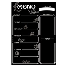 Sokssokchaeum 簡潔磁性備忘板 A3板 E