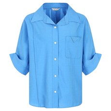 THE IZZAT 女款寬鬆版刺繡開領罩衫 IP6A0BL261