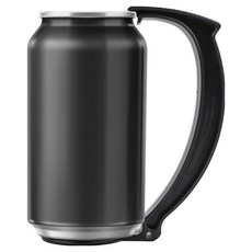 브리즈문 캠핑용 캔음료 손잡이 드링크 홀더 핸들, 모던 블랙, 1개