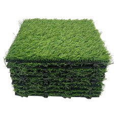 樂嫚妮 0.25坪塑木拼接地板 9片, 仿春草, 1件