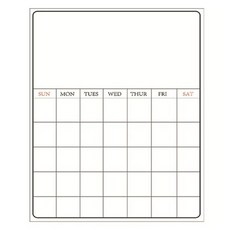 輕鬆填寫 簡潔磁性日曆備忘板