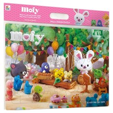 PUZZLE LIFE 米飛兔與朋友們 底板拼圖 AL80-201, 1個, 80件