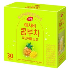 DONGSUH 東西食品 蘋果醋康普茶 鳳梨芒果, 30入, 5g, 1個