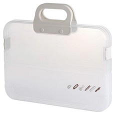 Mohaco 便攜式文件袋 文件夾, 1個, 白色