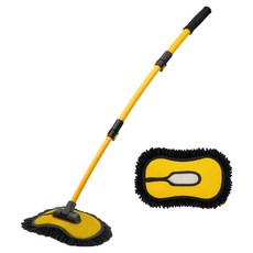 ACEPEED 車用快拆洗車拖把刷 AP10 + 附加拖把布組, 1個, 混合色