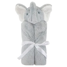 Kori Deer 可莉鹿 超柔軟動物嬰兒毯/安撫毯, 灰色大象