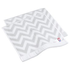 hiorie 日本桃雪 今治北歐方巾2件組, 2條, 極光灰