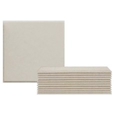 Market Plan Silence 玄關門隔音貼紙型吸音材, 米色, 12個