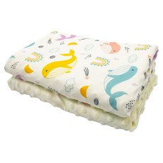 OhBabyLying 涼感薄款荳荳毯, 彩色鯨魚
