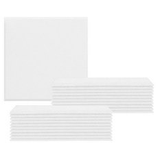 Market Plan Silence 玄關門隔音貼紙型吸音材, 白色, 21個