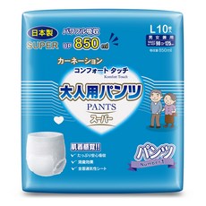 康乃馨 健護成人照護褲機能型, L, 10片, 1包