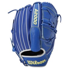 Wilson 2024 KOR A2000 B2 投手手套 左投用 WTA2024KRB2BLL, 1個, 藍色