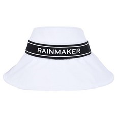 RAINMAKER 女款Logo蝴蝶結空心遮陽漁夫帽 R31WHV05, 1個, 白色