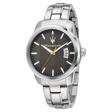 maserati 男士 SUCCESSO 自動日曆金屬錶帶手錶 44mm R8853121012