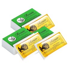 Pick&Home 小提琴 大提琴 中提琴 持久耐用 弦樂器 松香 樹脂, 3個, 綠色盒