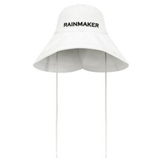 RAINMAKER 女款Logo綁繩遮陽漁夫帽 R20WHB02, 1個, 白色