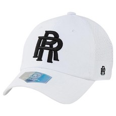 RAINMAKER COOLMAX RR 立體LOGO沖孔棒球帽 高爾夫球帽 RR21AB13, 1個, 白色