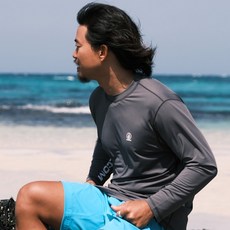 VOLCOM 男款袖口亮點防磨T恤 VA252RG105, 炭灰色