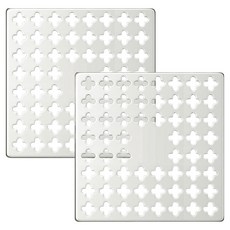 不鏽鋼方形油壺蓋 2入, 銀