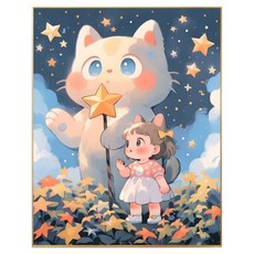 이온팩토리 명화그리기 DIY 세트 40 x 50cm, A879, 1개