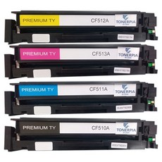 토너피아 HP 호환 토너 4종 세트, CF510A, CF511A, CF513A, CF512A, 1세트