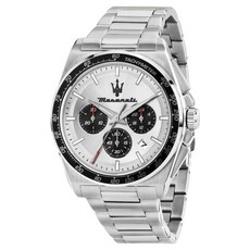 maserati 男士 VELOCITA 錶盤計時碼錶金屬錶帶手錶 41mm R8873652006