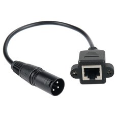 컴스 캐논 M to RJ45 F 20cm 변환 케이블, 혼합색상, 1개, BF474