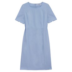 꼼빠니아 여성용 스퀘어넥 반팔 정장 원피스 CAUD4-WOP010