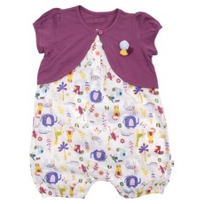 ORGANICMOM 女童夏季寬鬆家居服上下套裝 MDM6QE04