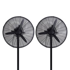 THE ZAKKA 大型營業用電風扇安全網 L, 2個, 黑色