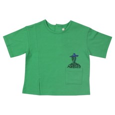 ORGANICMOM 幼兒款夏季開衩7分T恤 MGMTTS12