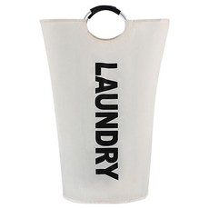 생활업글연구소 방수 빨래바구니, 화이트