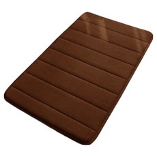 樹懶慢慢 想家瞬間日式防滑舒適珊瑚絨地墊 D1, 咖啡色, 1個