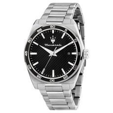 maserati 男士 VELOCITA 錶盤自動日曆金屬錶帶手錶 41mm R8853152002