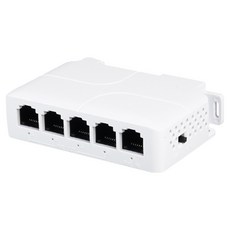 컴스 1:4 무전원 4분배 10 100mbpss PoE 분배기, 1개
