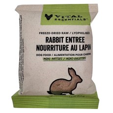 VITAL ESSENTIALS 犬用凍乾鮮肉生食餐 方塊排隨手包, 兔肉, 11.3g, 1包