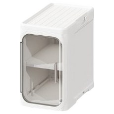 Jennyhome 移動式纖薄收納櫃 縫隙收納整理架, 白色