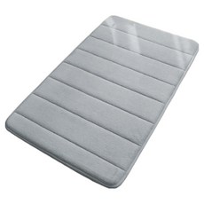 樹懶慢慢 想家瞬間日式防滑舒適珊瑚絨地墊 D1, 灰色, 1個