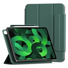 신지모루 마그네틱 폴리오 애플펜슬 커버 태블릿PC 케이스, 딥 그린, 1개
