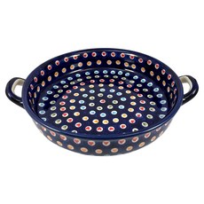 MANUFAKTURA 波蘭陶 文青彩心系列 雙耳烤盤, 1個