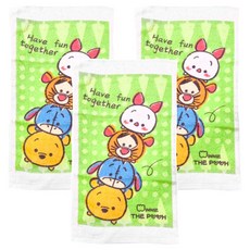 LIFE 來福牌 迪士尼洗臉巾, 維尼野地郊遊, 3條