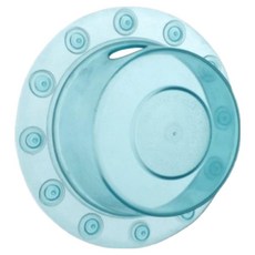 浴缸排水孔吸盤塞, 透明藍