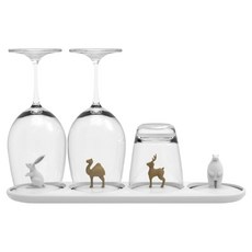 Akako 玻璃托盤, 款式1, 1個