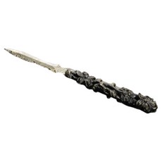 大馬士革紋不銹鋼茶刀, 復古色雕花款, 1支