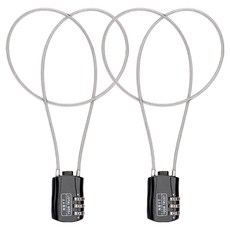 Cholmuldaejang 鋼絲繩鎖 黑色, 2個