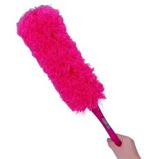 纖維除塵器 乾濕兩用無毛刷, 1個, 粉紅色