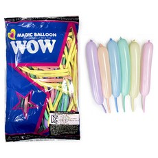 WOW PARTY KOREA WOW260 馬卡龍氣球 100入, 1個, 隨機出貨