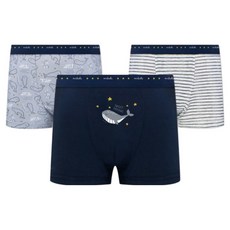 mrkids 男童鯨魚之夢四角內褲3件組