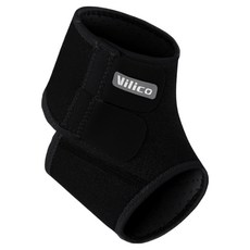Vilico 高透氣腳踝穩定支撐帶 左腳用 黑色, 1個